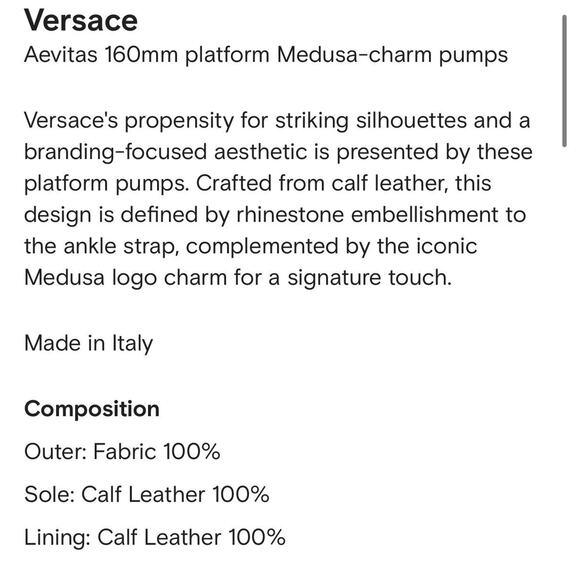 NIB Versace Aevitas IT 38.5 US 8.5 Platform Purple Orchid Satin Pump Crystal - Picture 14 of 14